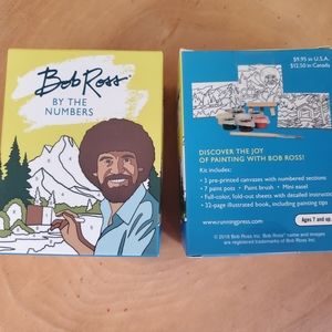 Bob Ross paint by numbers kit